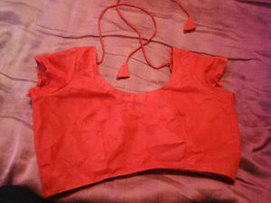 Vibrant Red Ethnic Blouse