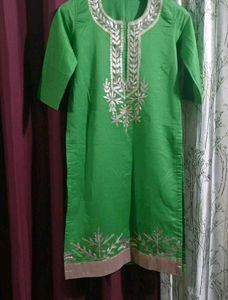 Beautiful green gotapatti sharara set!✨️