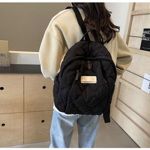 Quilted Corduroy Backpack