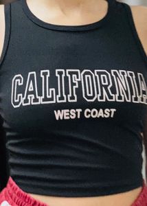California West Coast Cropped Tank Top