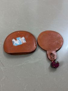 Handmade pure Leather mirror