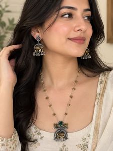 Exquisite Elephant Motif Jewellery Set