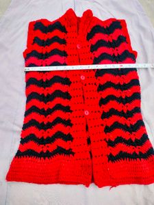 Beautiful Red Knitted Top