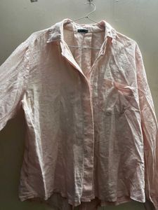 Theory Pink Button-Down Shirt
