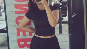 Black Fitted Crop Top