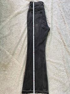 Y2K Flared Grey Wash Jeans
