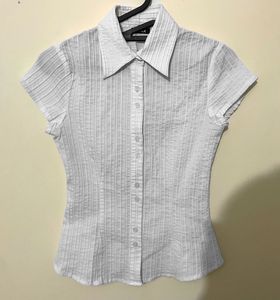 Fitted & Y2K teal butterfly Top(Combo)
