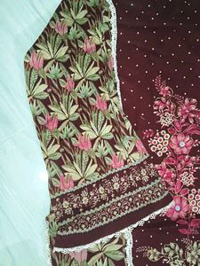 Pakistani style kurta set with dupatta