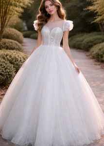 Stunning White Bridal Gown