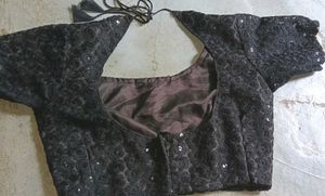 Elegant Black Sequined Blouse 🖤✨