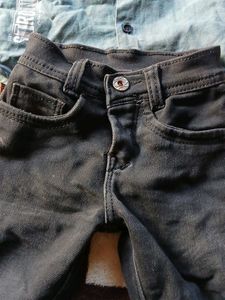 Boys Blue Shirt and Jeans Set