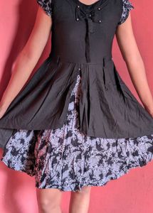 Chic Layered Black Dress