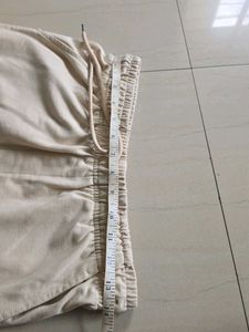 Cream Cargo Jogger Pants