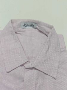 Men's Pink Textured Shirt