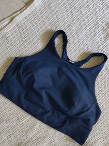 Navy Blue Sports Bra