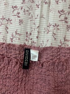Textured Pink Short Sleeve Top