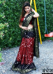 Beautiful Bandhani Saree
