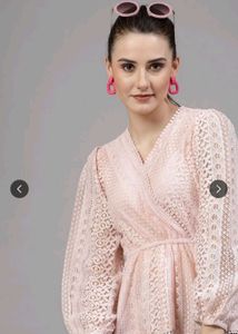 Chic Lace Peplum Top