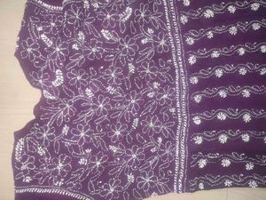 Elegant Embroidered Anarkali Kurta