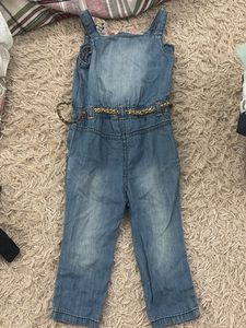 Cute Denim Jumpsuit for Girls