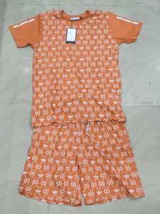 Gucci Inspired Tee & Shorts Set