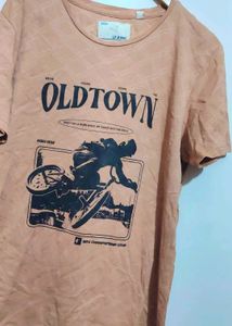 Tan Color T-shirt For Boy &amp; Men