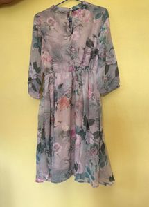 SASSAFRAS Floral Dress(Above Knee Length)|Size XS