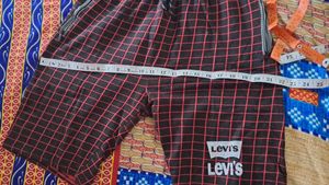 combo of  Plaid Shorts
