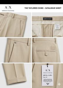 Men's Cream Trousers new wdt tag