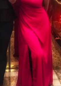Elegant Pink Maxi Dress