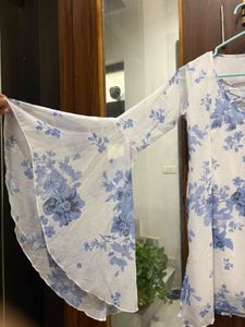 Boho Floral Print Kurta