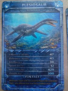 Dinosaur Trading Cards - Fun Facts!