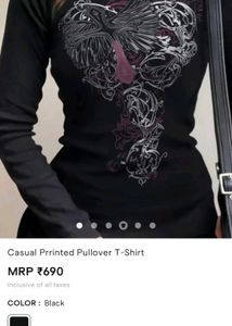 y2k gothic black long sleeves top