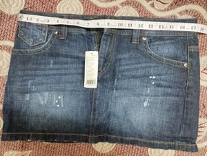 Denim Mini Skirt