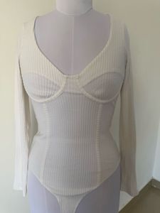 ASOS Ribbed Long Sleeve Bodysuit