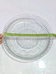 Big Glass Serving Plate