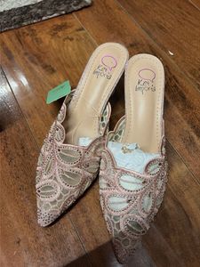 Elegant Embellished Mules