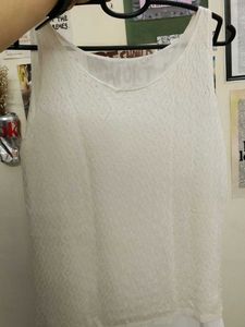 White Lace Tank Top