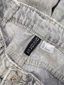 H&amp;M Wide Leg Grey Denim Jeans