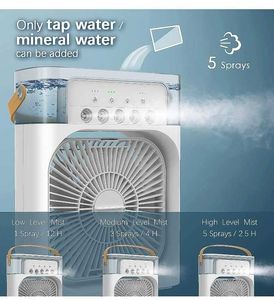 Portable Mini Cooler With 7colour Lights