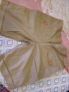 Khaki Casual Shorts