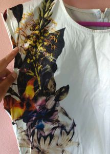Chic Floral Print Sleeveless Dress
