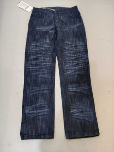 Vintage Y2K Dark Indigo Heavy Whiskering