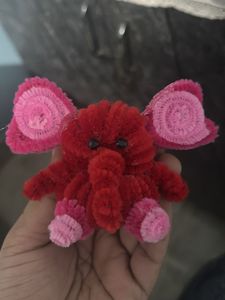 pipe cleaner handmade key chain