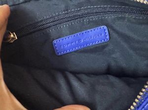Royal Blue Quilted Shoulder Bag