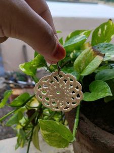 Handmade Crochet Flower Earrings