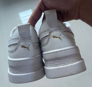 Puma White Platform Sneakers