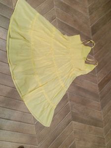 Yellow Tiered Sundress