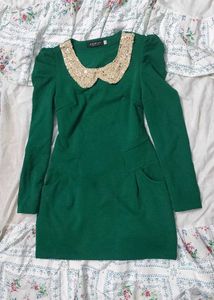 Cottage core Peter pan collar dress🍀