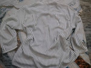Chic Striped Wrap Top